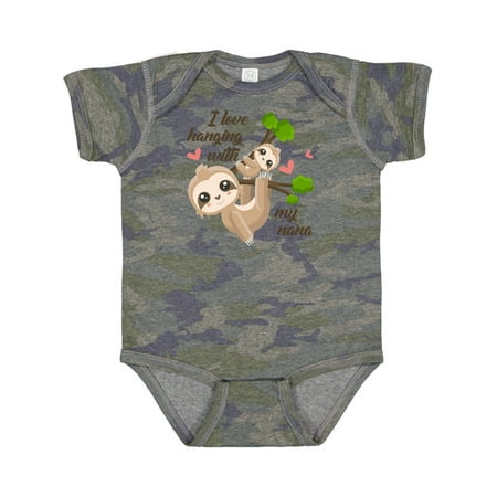 

Inktastic Hanging with My Nana Gift Baby Boy or Baby Girl Bodysuit