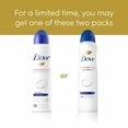 thumbnail image 2 of Dove Dry Spray Antiperspirant, Original Clean 3.80 oz (Pack of 2), 2 of 11