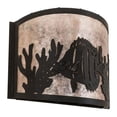 thumbnail image 2 of Meyda Tiffany 23825 Tropical Fish 10" Tall Wall Sconce - Black, 2 of 6