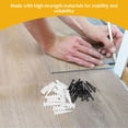thumbnail image 1 of Phenofice 100 Sets Of Wall Anchors And Screws For Drywall With Metal Components For Secure Hold, 1 of 8