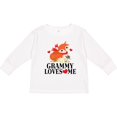 thumbnail image 3 of Inktastic Grammy Loves Me Woodland Fox Girls Long Sleeve Toddler T-Shirt, 3 of 5