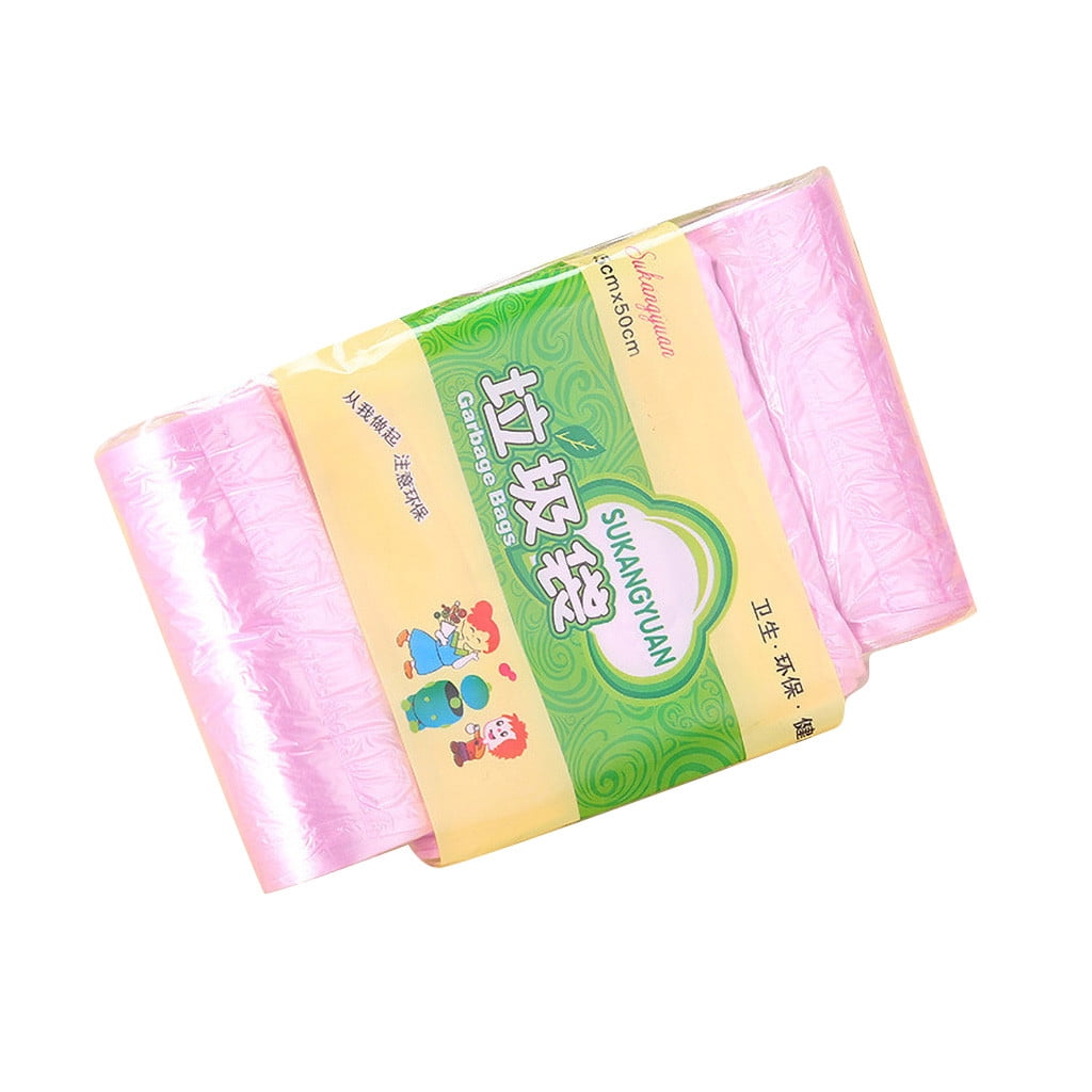 1-Roll Rubbish Garbage Kitchen Toilet Clean-up Waste Trash Bags 5 Colors 