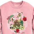 thumbnail image 2 of Disney Bambi - Christmas - Family In The Forest - Toddler & Youth Crewneck Fleece Sweatshirt, 2 of 4