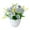 Sky Blue, variant on Artificial Pansy Flowers 3 Assorted Colors UV Resistant Faux Silk Flowers for Outdoor Indoor Porch Garden Window Box Patio Planters Decor
