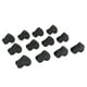 thumbnail image 5 of Ganchos del conector de la suspensión de ropa gancho de conexión de la suspensión plástico negro 12pcs para el armario ANGGREK Otros, 5 of 8