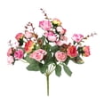 thumbnail image 2 of Silk Rose Peony Bouquet Artificial Flowers Home Decoration Wedding Centerpiece, 2 of 6