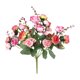 thumbnail image 2 of Ramo de rosas y peonías de seda artificial para decoración del hogar, bodas, fiestas – flores artificiales para centros de mesa o regalos, arreglo duradero de 12 pulgadas, 2 of 6