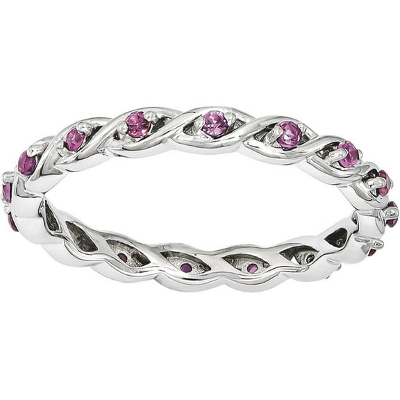 Rhodolite Garnet Sterling Silver Ring