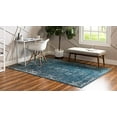 thumbnail image 2 of Unique Loom Sofia Collection Traditional Vintage Blue Area Rug (5 x 8), 2 of 6