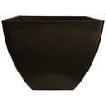 thumbnail image 2 of RTS Home Accents 16" Square Garden Planter for Indoor or Outdoor Gardening, Graphite Color, 2 of 7