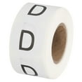 thumbnail image 1 of Etiquetas de Inventario de Letras Uxcell 1 pulgada Stickers de Letras Mayúsculas Autoadhesivas Etiquetas de Puntos Redondos 1 Rollo Total 500 Pcs, 1 of 6