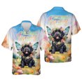 thumbnail image 3 of Welcome Spring Fairy Portuguese Water Dog in Flower Meadow Hawaiian Shirt Breathable Summer Unisex Merch PWD Portie Fishing Dog Lover - 13002, 3 of 6