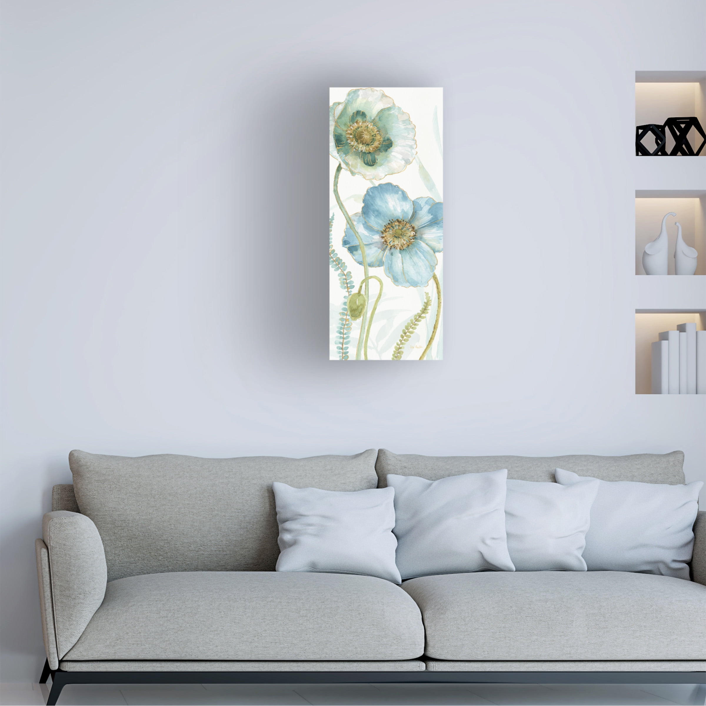 Trademark Fine Art Lisa Audit My Greenhouse Flowers IX Canvas Wall Art - 8x19