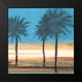 thumbnail image 2 of Pinto, Patricia 15x15 Black Modern Framed Museum Art Print Titled - Coastal Palms II, 2 of 5