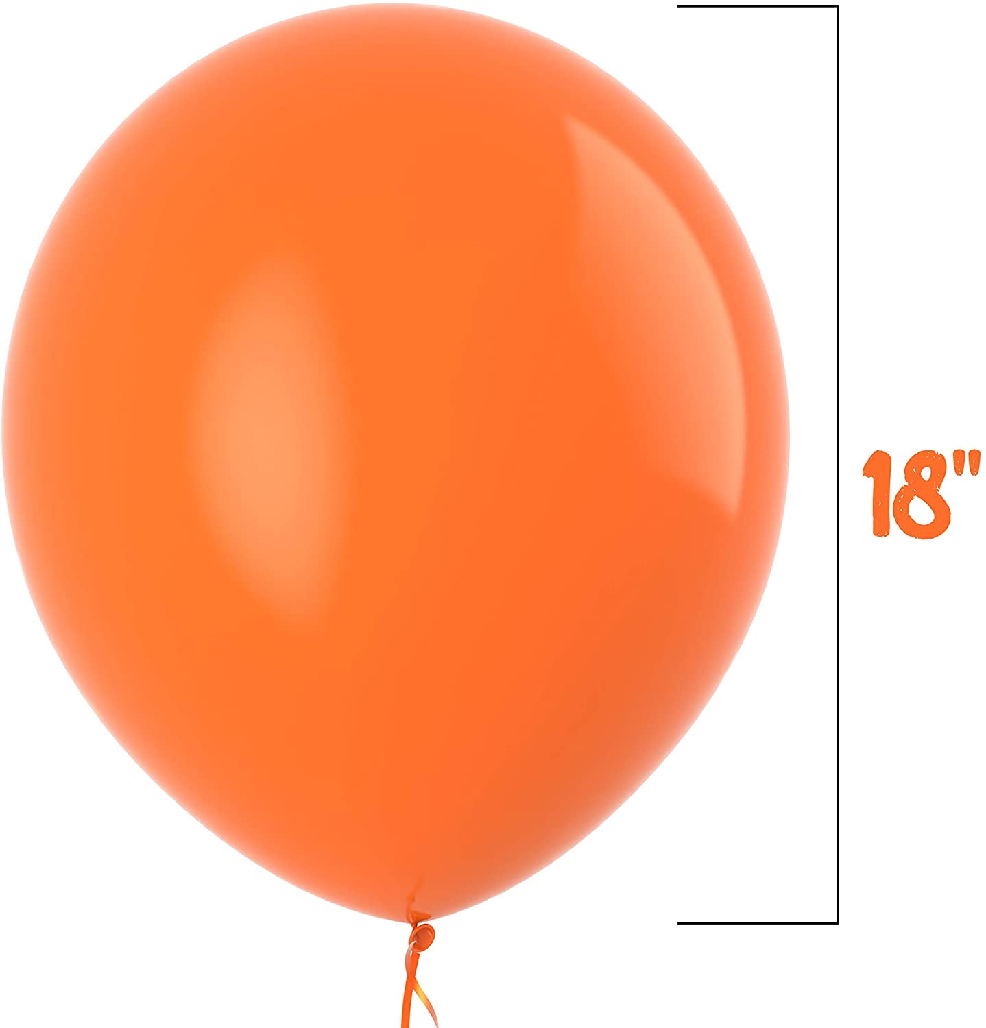 Ballons Ø 30 cm Oranges x 100 unités