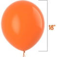 thumbnail image 4 of Prextex Orange Jumbo Balloons - 30 Extra Large 18 Inch Orange Balloons for Photo Shoot, Wedding, Baby Shower, Birthday Party and Event Decoration - Strong Latex Big Round Balloons - Helium Quality, 4 of 5
