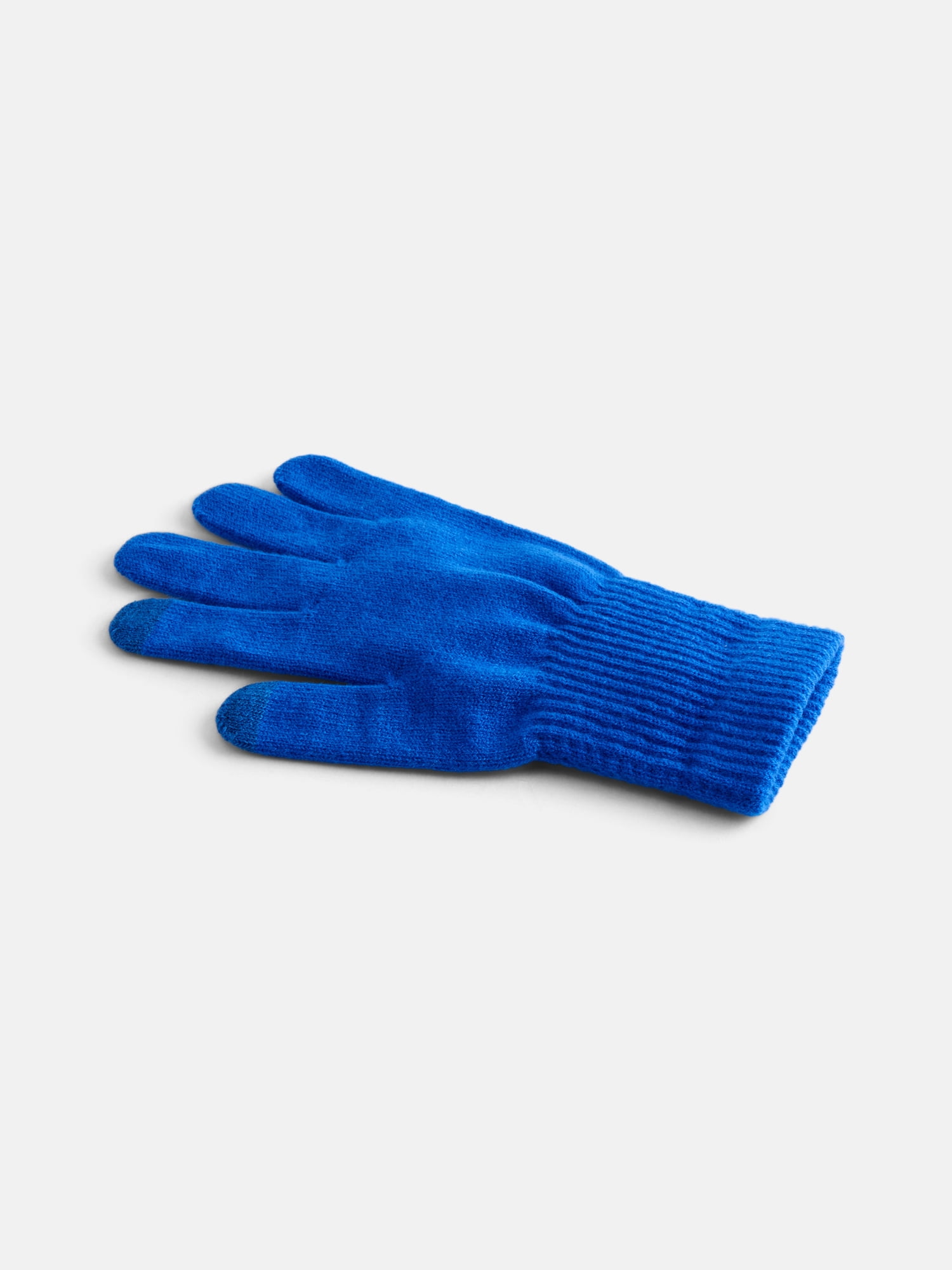 Scenario Women's Tech Touch Knit Gloves, Blue Fire