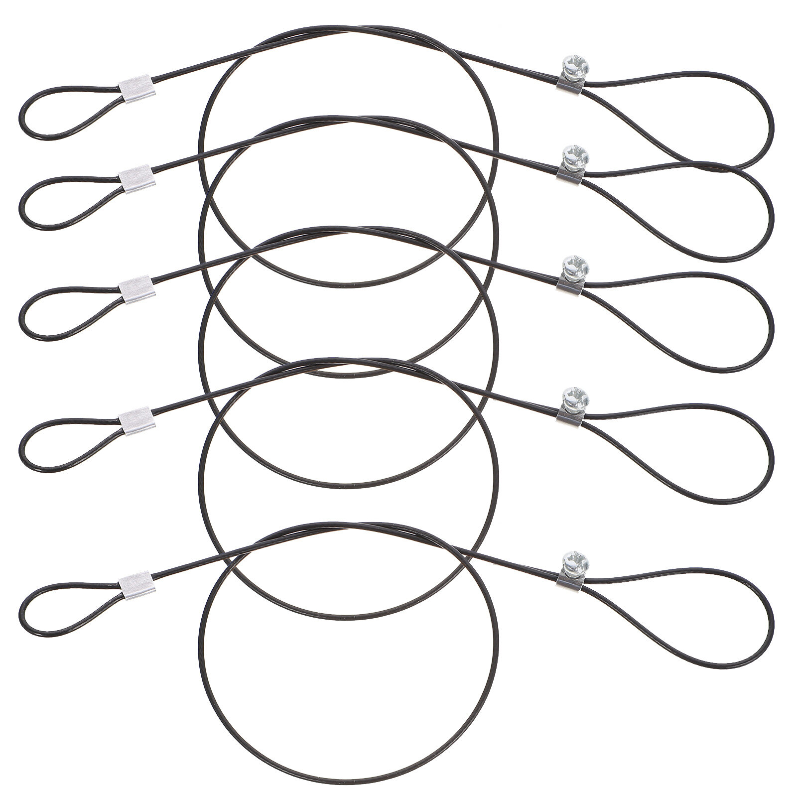 6pcs Fence Latch Gate Latch Cable Pull Gate Opener For Metal Wooden