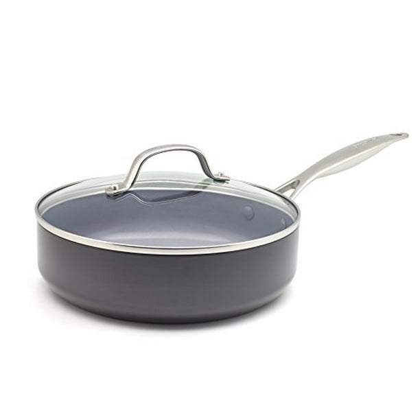 greenpan valencia pro 4.5qt. ceramic nonstick saut pan