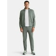 thumbnail image 4 of Athletic Works Men's and Big Men's Tricot Track Pants with Side Stripes, Sizes S-3XLT, 4 of 5