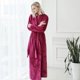 thumbnail image 5 of Camisón de franela alargado y grueso para parejas, para otoño e invierno, albornoces para hombres y mujeres, pijamas de vellón coral extragrandes, 5 of 6