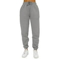thumbnail image 4 of Frontwalk Long Sleeve Sweatsuits For Womens Solid Color Casual Lounge Sets Long Sleeve Activewear Joggers Outfits, 4 of 5