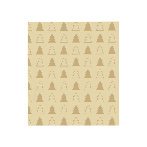 YIKA Christmas Wrapping Paper For Children Gift Box Christmas Tree Gift Pile Kraft Paper Bouquet Paper 19.68 X 27.55 In