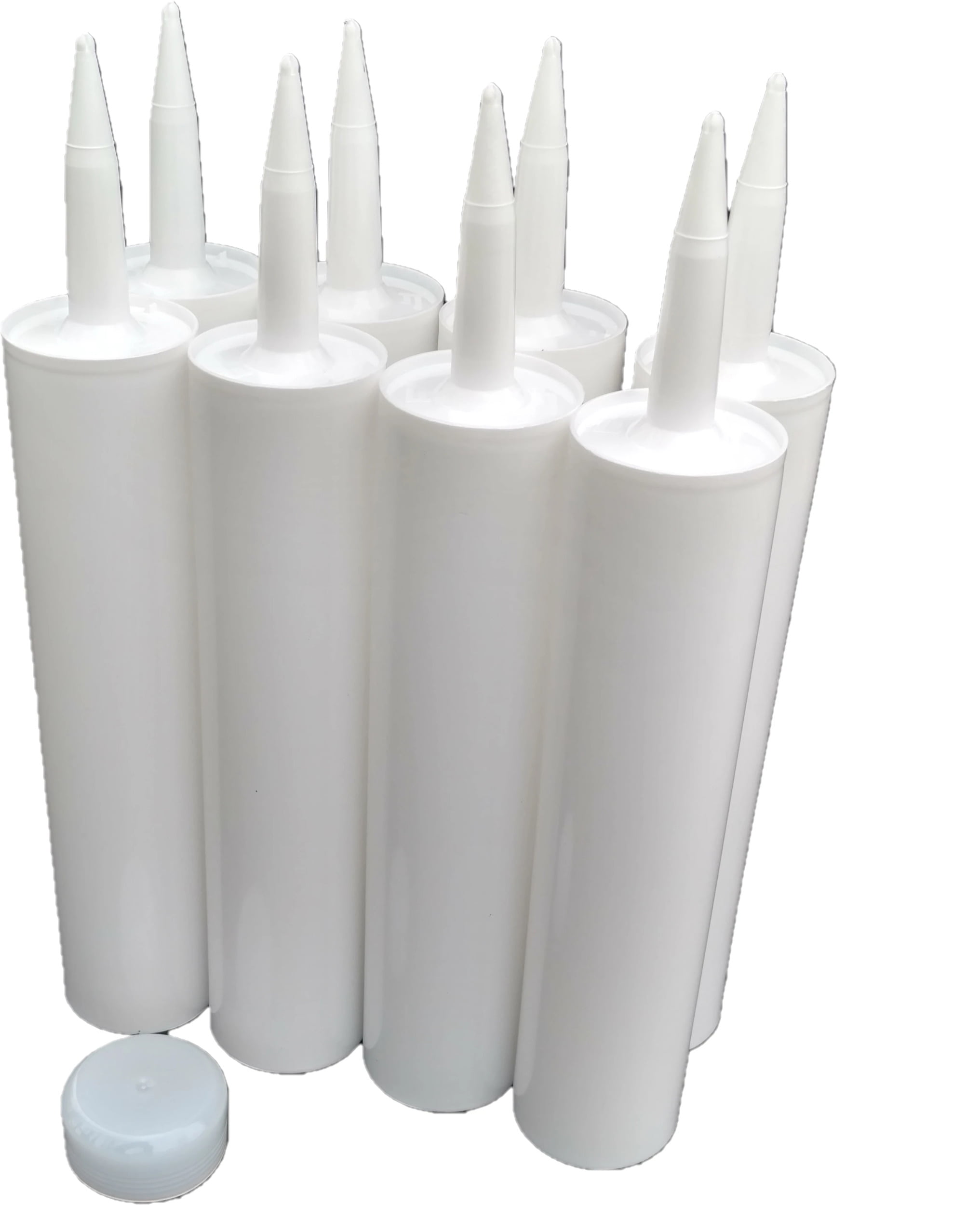 EMPTY CAULK TUBE FILLABLE CAULKING CARTRIDGE 8 Pack