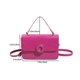 thumbnail image 5 of Bolsa De Hombro Bolso bandolera para mujer, bolso de mano informal ligero de PU, bolso de mano para mujer (rosa roja) Likrtyny Para Estrenar, 5 of 5