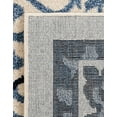 thumbnail image 7 of Unique Loom La Jolla Collection Area Rug - Traditional (4' 1" x 6' 1" Rectangle Ivory and Blue/Blue), 7 of 7
