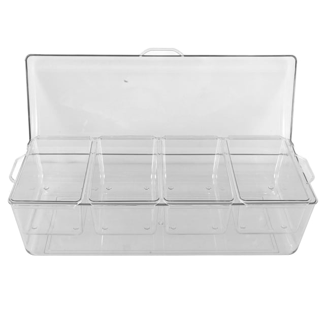 unbranded Transparente Para Almacenar Ensaladas Con Compartimentos Para Picnic Y Reuniones Familiares