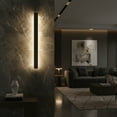 thumbnail image 2 of 1 pack 31.5 inch Black waterproof outdoor wall lamp, LED outdoor lighting fixture, durable metal material, suitable for outdoor garden and courtyard lighting, porch entrance lighting wall lamp, 2 of 7