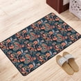 thumbnail image 3 of Paisley Flower Zentangle Rugs Doormat, Non-Slip Machine Washable Carpets Floor Door Mat , 36" x 24", 3 of 6