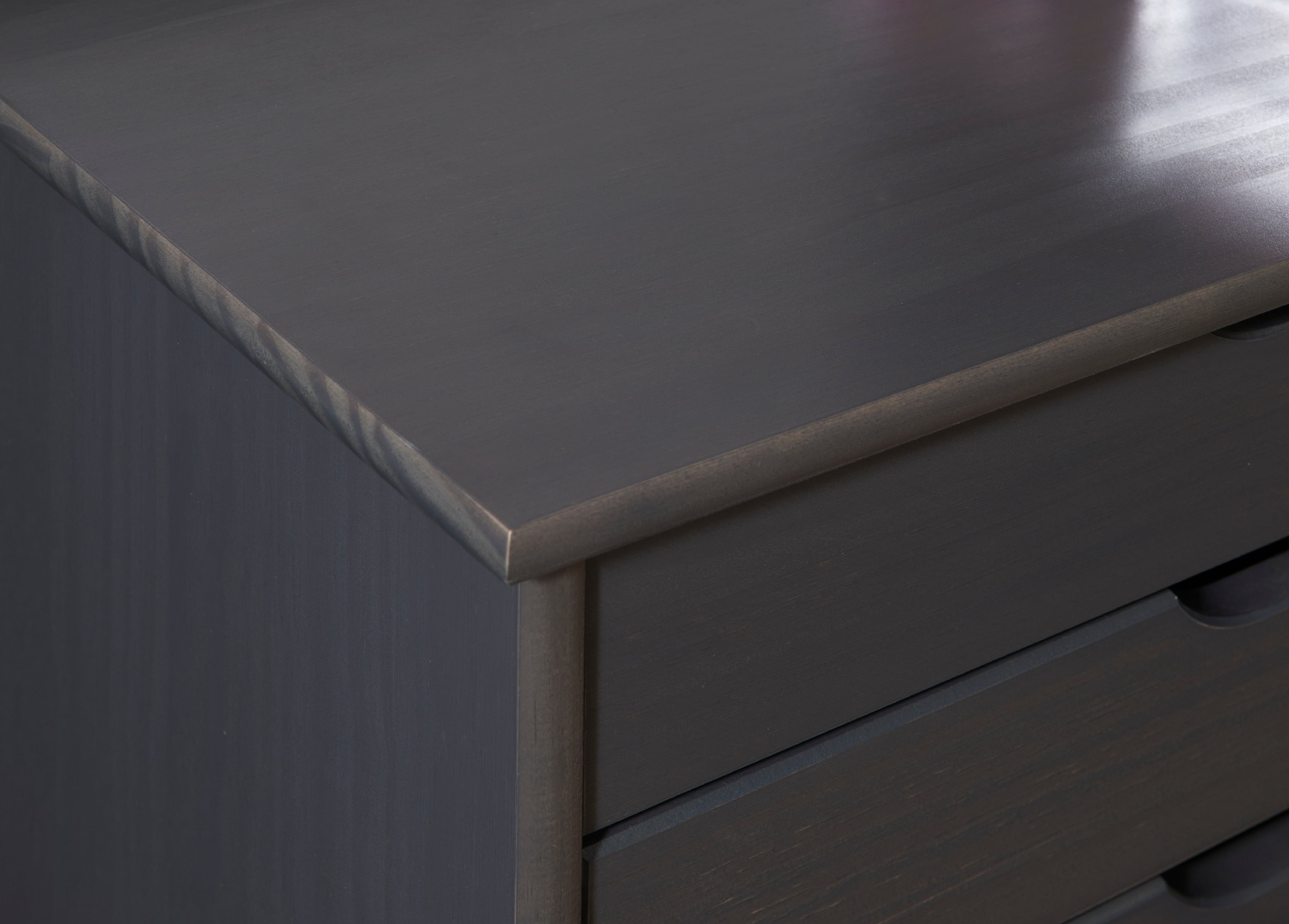 Linon Ansley 8-Drawer Rolling Storage Cart, Gray