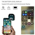 thumbnail image 5 of Bluetooth Headset V5.0 Wireless Bluetooth Earpiece, Fit Your Both Ear, Handsfree Headset with Noise Cancelling Mic, Compatible with iPhone and Android (White), 5 of 9