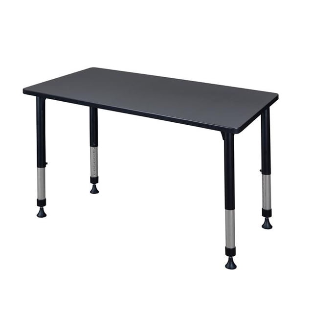 Regency MT4230GYAPBK Table de Classe Réglable en Hauteur 42 x 30 Po. Gris