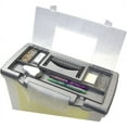 thumbnail image 3 of Storex Portable File Box with Organizer Lid, Legal/Letter, Clear/Silver, 3 of 3
