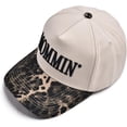 thumbnail image 4 of Vintage Two-Tone Women's Baseball Cap, Mommin Trucker Hat for Women & Men, Adjustable Baseball Cap, Mother Day Ponytail Hat, 4 of 15
