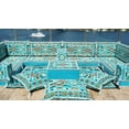thumbnail image 3 of Turquoise Arabic Floor Pillows, Sofa Bed, Sleeper Sofa, Floor Seating Sofa, Sofa, Diwan Sofa, Turkish Sofa Seating, Arabic Majlis, Floor Cushions, 3 of 5