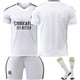 thumbnail image 1 of 2425 Camiseta del Real Madrid traje de uniforme de fútbol local 8 Cross No. 9 Mbappe camiseta transfronteriza nuevo estiloversión en blanco para el hogar+calcetines, 1 of 2