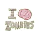 thumbnail image 2 of Personalidad, ¡estilo urbano! Me encanta el estampado de cerebro de ZOMBIES. Camiseta para hombre. Moda urbana. Artículo único., 2 of 6