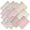 Pink, variant on 12PCS 46x56cm (18 X 22 Inches) Polyester Fabric With Bundled Printing, Quilting, Splicing, Square Sewing Fabric, DIY Handmade Home Party Decoration（Pink）