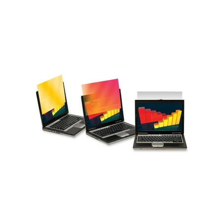 UPC: 0051128797198 | 3M 13.3  Gold Privacy Filter for Laptop with Comply Attachment System  Gold