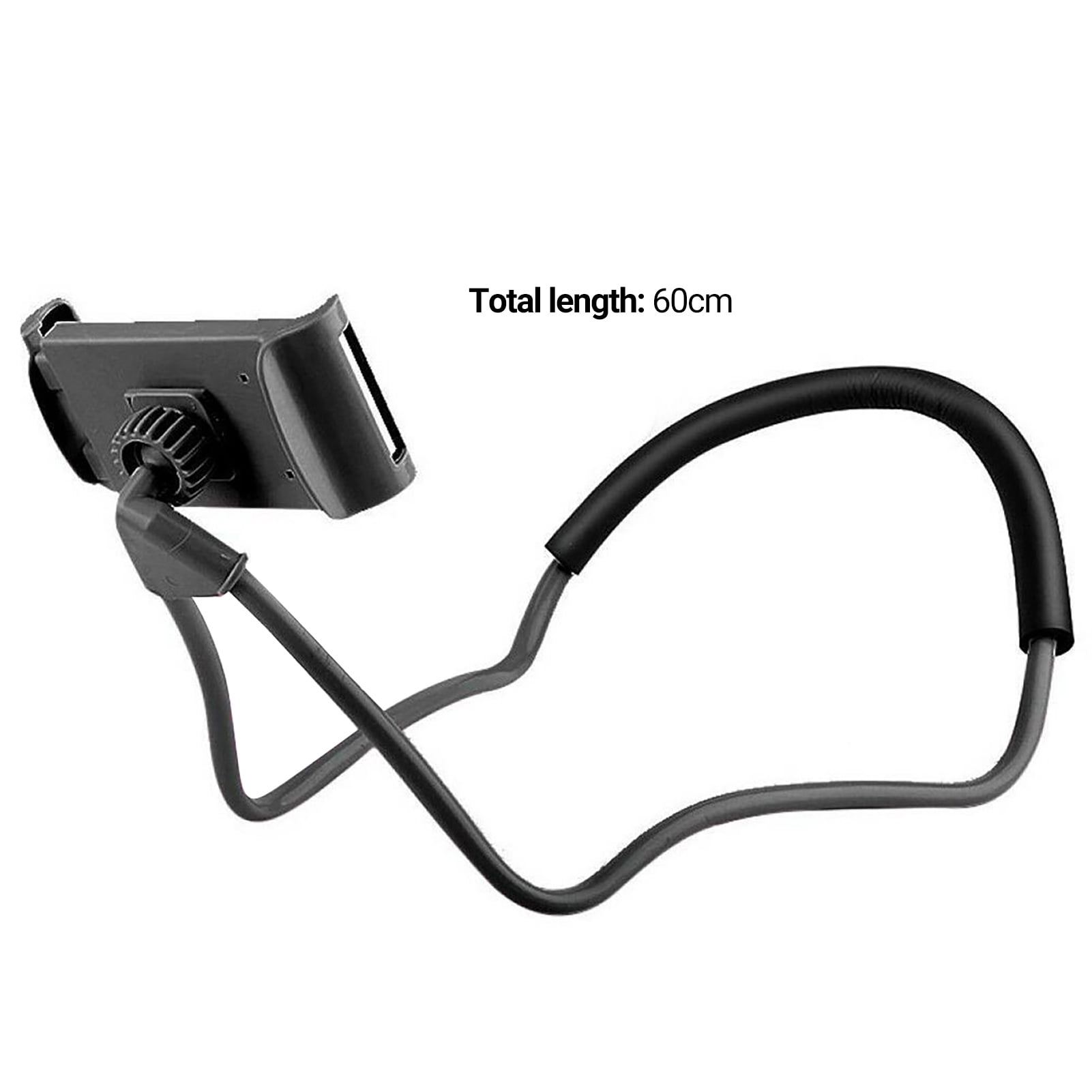 Phone Stand 360 Degree Rotation Lightweight Neckband Flexible Phone Lazy Bracket for Watching TV,Pink