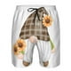 thumbnail image 3 of Fotbe Sunflower Gnomes 4 Trajes de Baño Estampados para Hombre, Shorts de Verano de Secado Rápido, Ropa de Playa, Bañadores-X-Large, 3 of 6