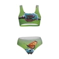 thumbnail image 5 of Kdxio Butterfly Landing On Head Dumpy Frog for Womens High Waisted Bikini Top Sports Style Two Piece Bathing Suits, 5 of 5