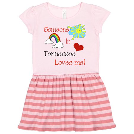

Inktastic Someone in Tennessee loves me! Gift Toddler Girl Dress