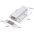 thumbnail image 2 of 1pcs/Push To Open Touch Release Door Catch Latch Hinge Cupboard/Cabinet Magnetic, 2 of 10