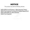 thumbnail image 2 of SIM Rear Semi-Metallic Disc Brake Pads SIM-881 for Car Ford Explorer Mercury Mountaineer, 2 of 8
