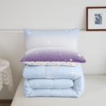 thumbnail image 5 of Manfei Cute Stars Twin Comforter Sets,Kawaii Cartoon Theme Bedding Set,Blue White Purple,Colorful Stars Reversible,2-Piece,1 Comforter and 1 Pillowcase, 5 of 7